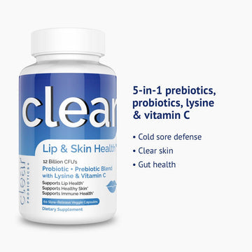 Clear Wellness 360 Clear Lip & Skin Health + Clear Daily Healing Gel Probiotics Plus