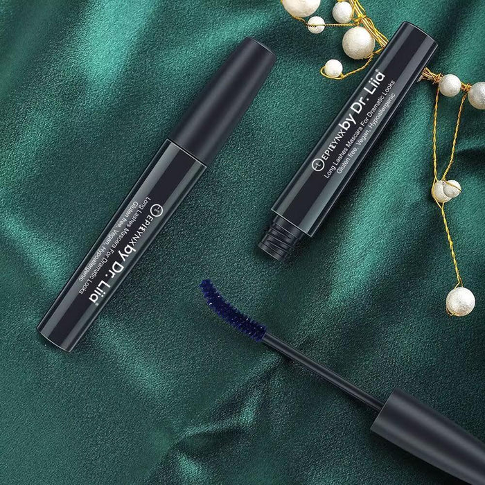 Long Lashes Mascara For Dramatic Looks - Carbon Black, Brown, Blue, Purple and Red Mascara