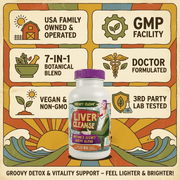 Hippie Farms Premium Liver Cleanse & Reset - Liver Detox, Bile Stimulation, Enzyme Support (AST/ALT) Vitamins & Supplements