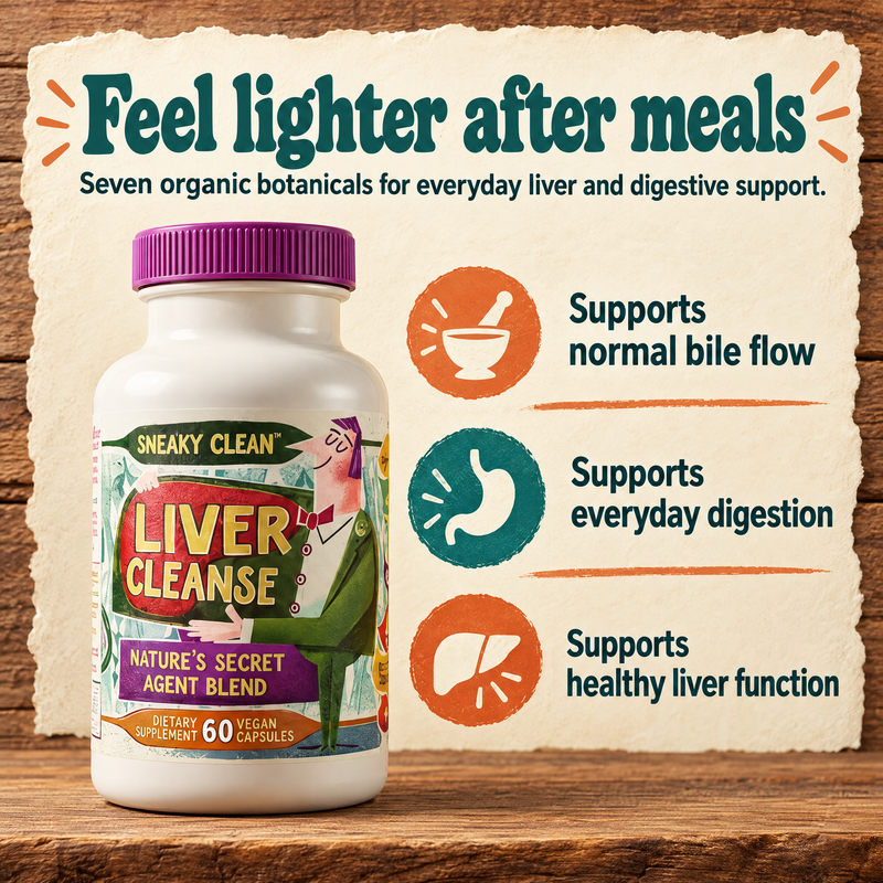 Hippie Farms Premium Liver Cleanse & Reset - Liver Detox, Bile Stimulation, Enzyme Support (AST/ALT) Vitamins & Supplements Antique White