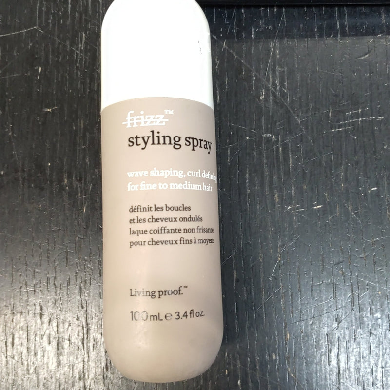 VIP Extensions Living Proof No Frizz Styling Spray Wave Shaping Defining for Fine to Medium Hair 3.4 oz