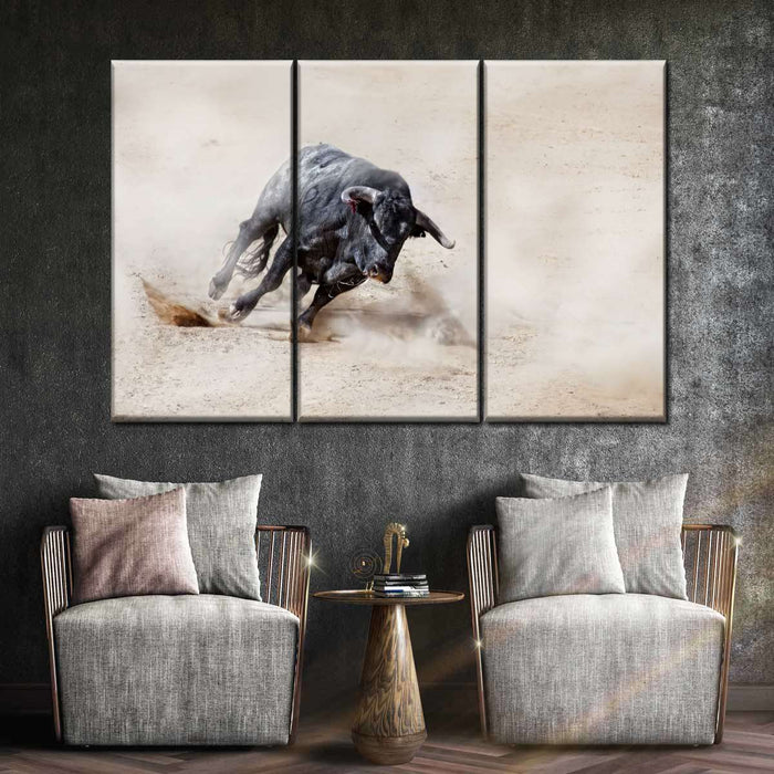 Charging Bull Wall Art