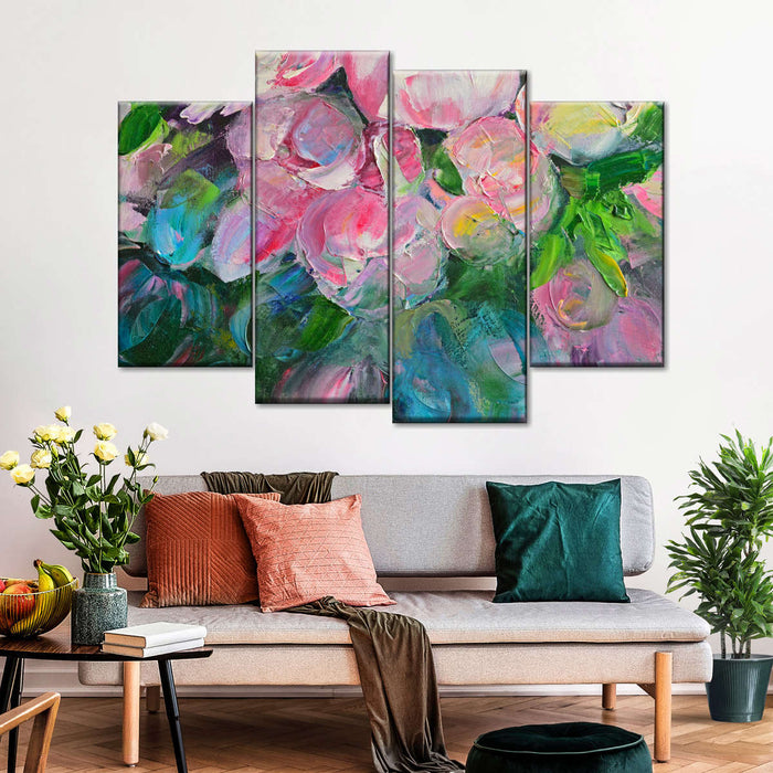 Abstract Peonies Wall Art