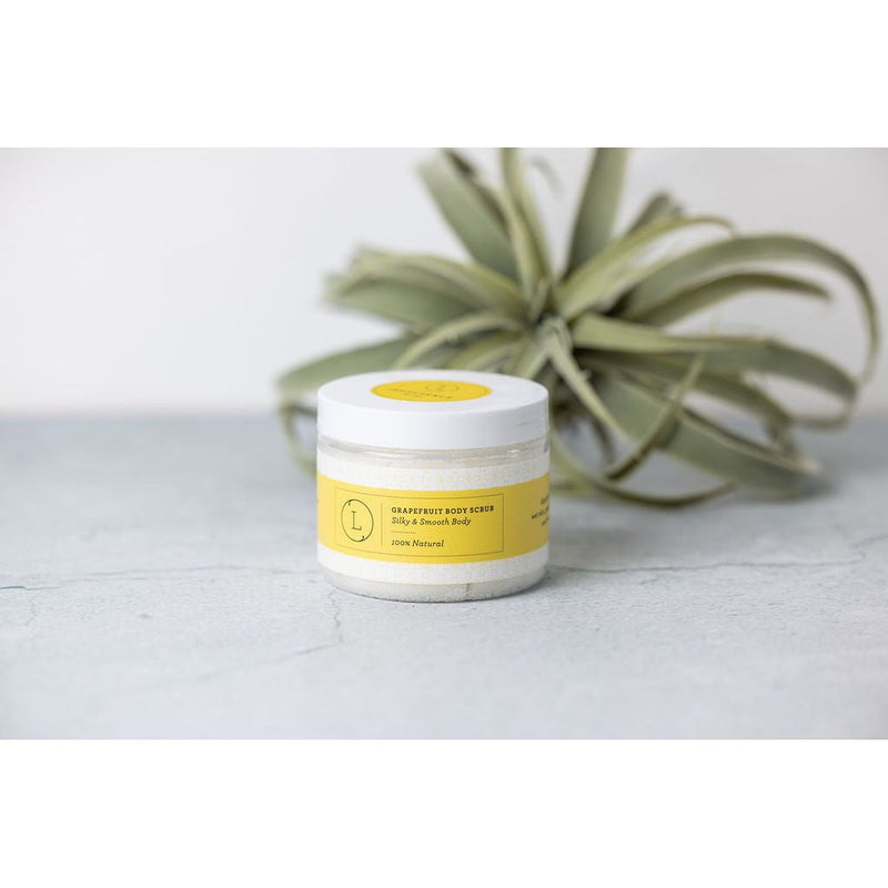 Lizush Grapefruit Body Scrub – Natural Exfoliating Salt Scrub Body Scrubs Lavender
