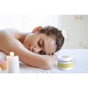 Lizush Grapefruit Body Scrub – Natural Exfoliating Salt Scrub Body Scrubs White Smoke