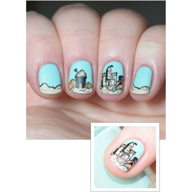 UberChic Beauty Little Landscapes Stamping Plate