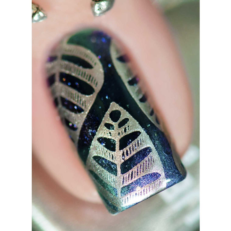 UberChic Beauty Lovely Leaves-04 Stamping Plate