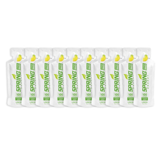 myspringenergy Lemon Power Snack with 113 mg of Caffeine 100 Kcal Power Snack