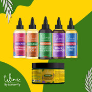Locsanity Wini by Locsanity Loose Natural Haircare Bundle for Healthy, Moisturized Hair - Pomade, Growth Oil, Jamaican Castor oil, Coconut Oil, Jojoba Oil, Argan Oil Loose Natural