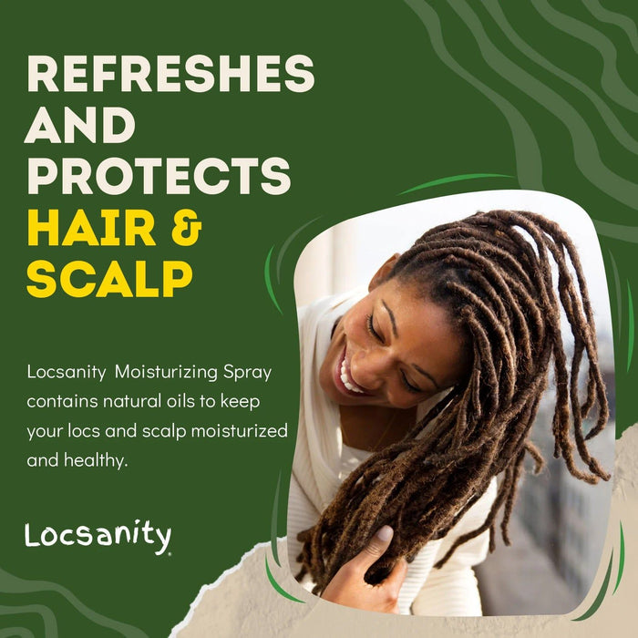 Locsanity Rosewater And Peppermint Daily Moisturizing/Refreshing Spray