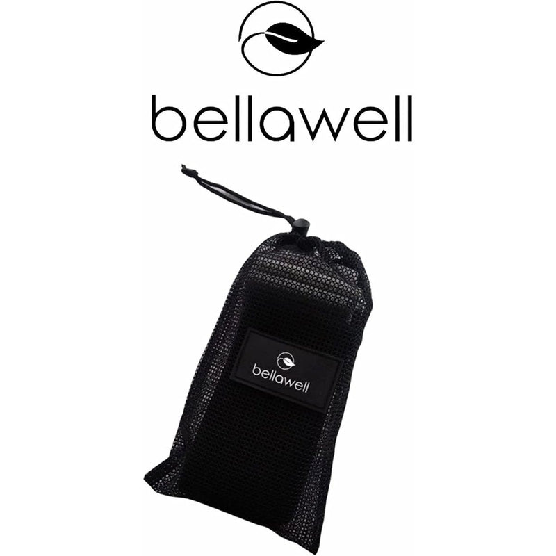 Long Resistance Bands 3 Strengths Purple, Pink and Green