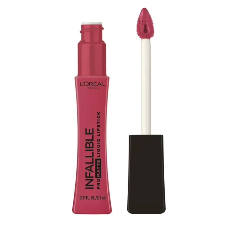 VIP Extensions L'Oreal Paris Infallible Pro Matte Liquid Lipstick, Raspberry Rose 0.21 oz Beauty Supplies