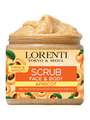 Vip Barber Supply Lorenti Face & Body Scrub Series 16.9oz | 500ml Face Scrub White Smoke Apricot