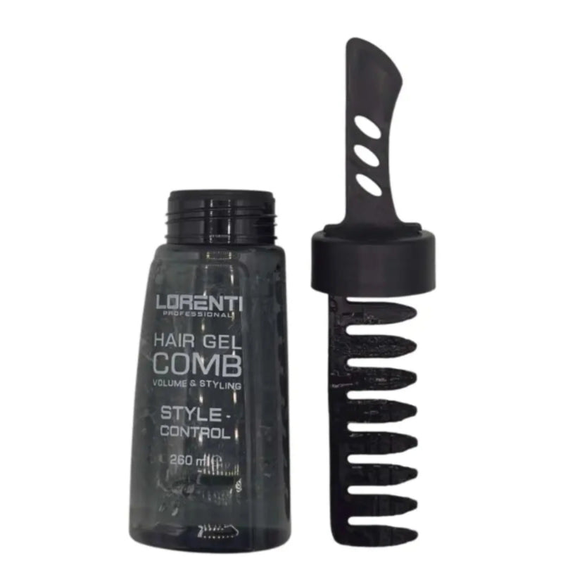 Vip Barber Supply Lorenti Hair Comb Gel Volume & Styling Hair Gel Comb White Smoke