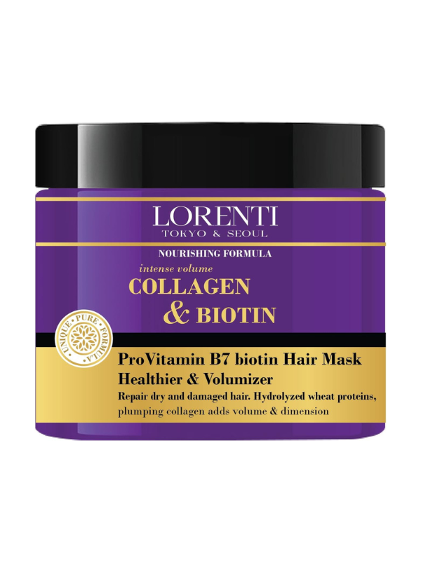 Vip Barber Supply Lorenti Deep Conditioning Hair Mask 500ml Hair Treatment Dark Slate Blue Biotin