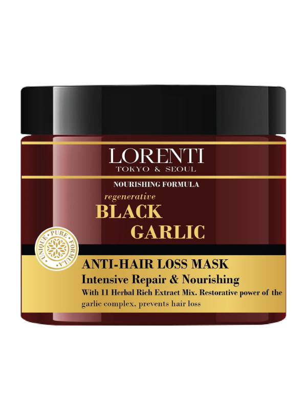 Vip Barber Supply Lorenti Deep Conditioning Hair Mask 500ml Hair Treatment Black Garlic