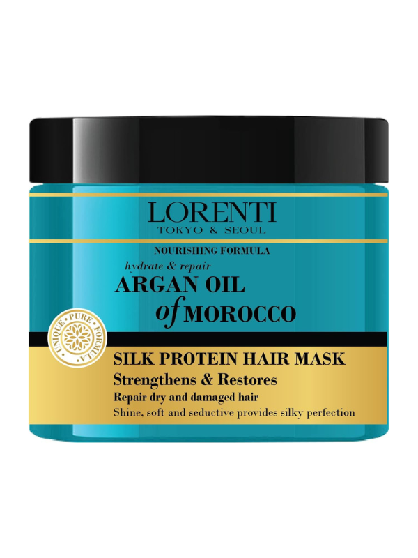 Vip Barber Supply Lorenti Deep Conditioning Hair Mask 500ml Hair Treatment Black Morocco Argan Oil