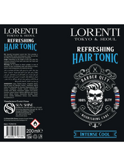 Vip Barber Supply Lorenti Hair Tonic 200ml - Revitalize and Strengthen Your Hair Hair Tonic Black