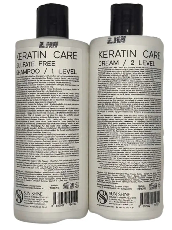 Vip Barber Supply Lorenti Keratin Care Kit Straightening & Repair Super Straightening System Keratin Kit Dark Gray