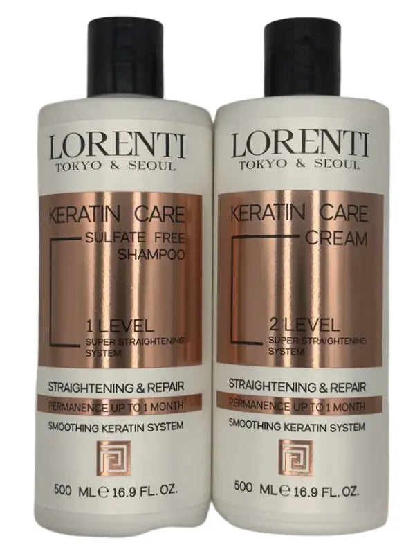 Vip Barber Supply Lorenti Keratin Care Kit Straightening & Repair Super Straightening System Keratin Kit White Smoke