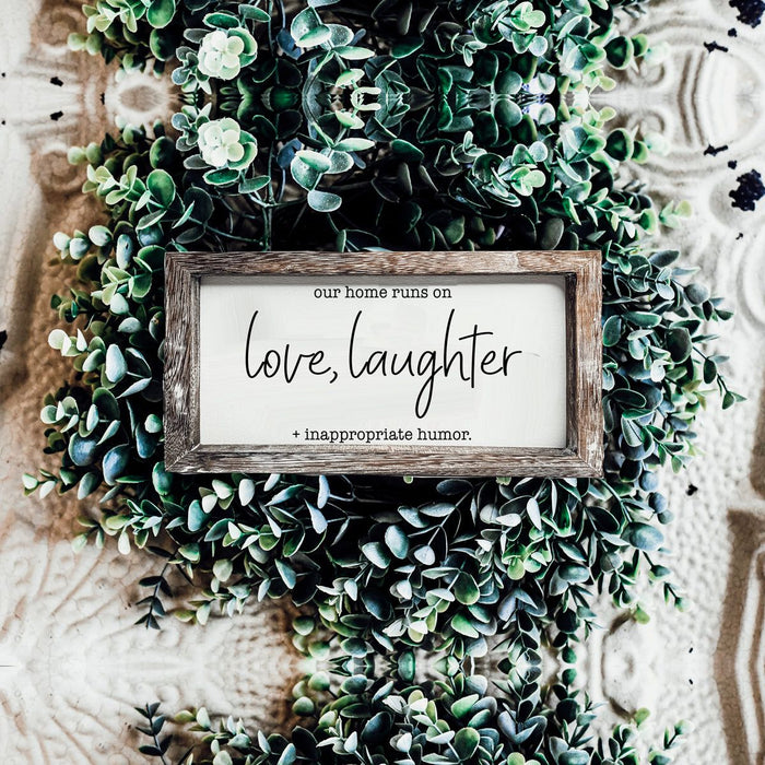 Love Laughter Sign