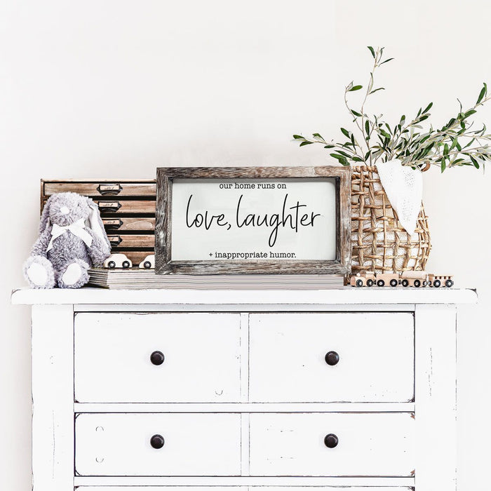 Love Laughter Sign