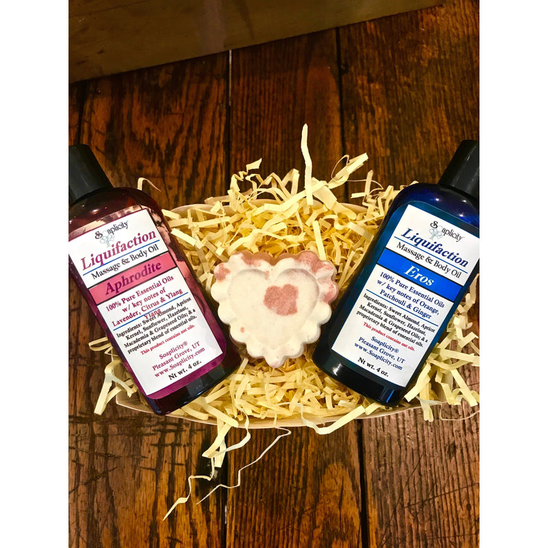 Soaplicity Lover's Massage Gift Set Bundles