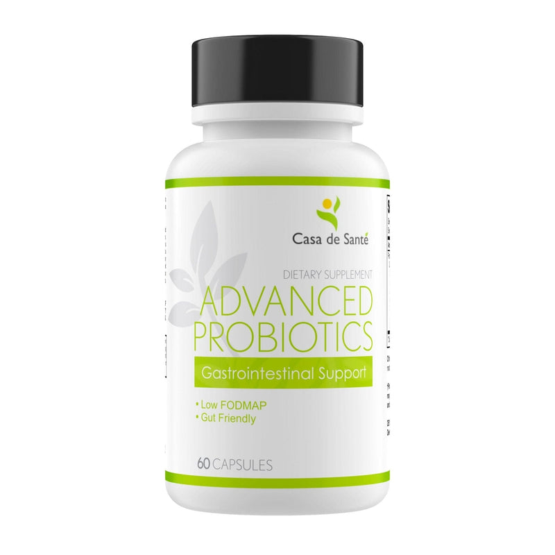 casa de sante Advanced Probiotics GI Support MD PhD Formulated Gut Friendly Low FODMAP Digestive Support Supplements