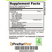 casa de sante Advanced Probiotic & Prebiotic | Low FODMAP Daily Gut Health & Microbiome Balance Digestive Support Supplements White Smoke