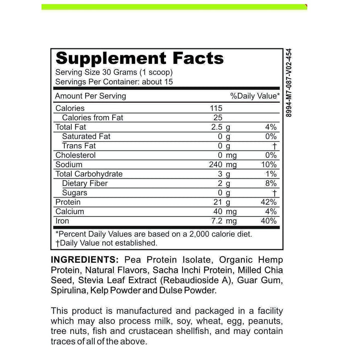 casa de sante -Low FODMAP Vegan Protein Powder| Gluten Free Dairy Free Soy Free Grain Free Sugar Free| No Seed Oil Non GMO Low Carb 16oz