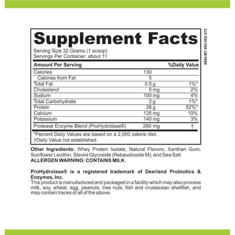 casa de sante Advanced Whey Protein Vanilla MD PhD Formulated Gut Friendly Low FODMAP Digestive Support Supplements