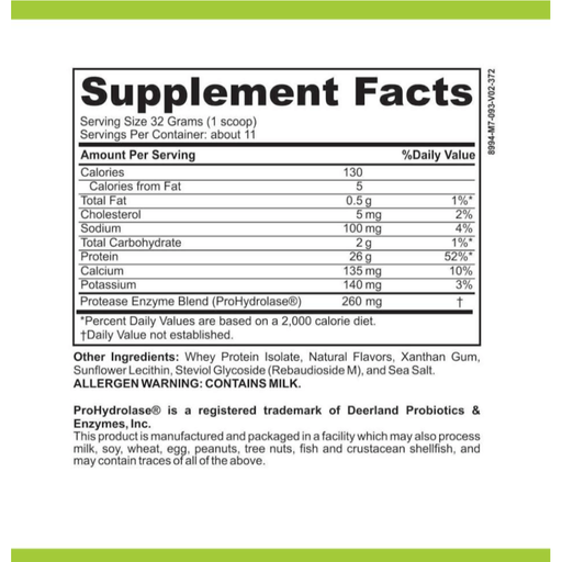 casa de sante Advanced Whey Protein Vanilla MD PhD Formulated Gut Friendly Low FODMAP Digestive Support Supplements