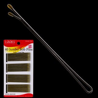 VIP Extensions LQQKS 40 Jumbo Bob Pins Bronze Hair Accessories