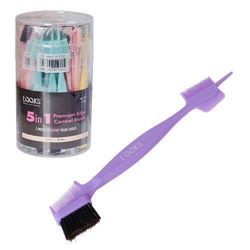 VIP Extensions LQQKS 5-IN-1 PREMIUM EDGE CONTROL BRUSH Hair Tools