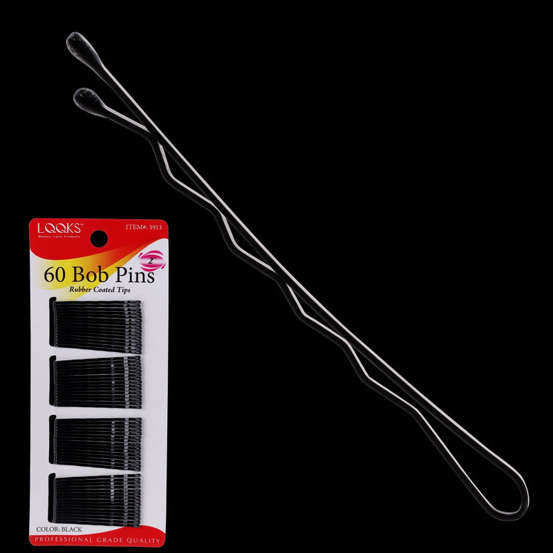VIP Extensions LQQKS 60 Bob Pins Black Hair Accessories