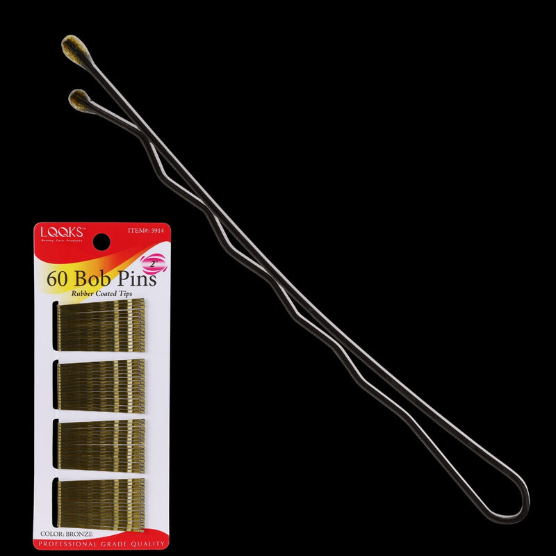 VIP Extensions LQQKS 60 Bob Pins Bronze Hair Accessories