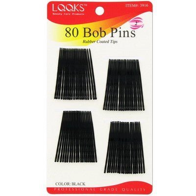 VIP Extensions LQQKS 80 Bobby Pins Black Hair Accessories Black