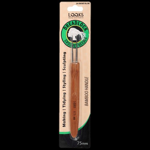 VIP Extensions LQQKS BAMBOO HANDLE DREADLOCK CROCHET DOUBLE HOOK NEEDLE DREADLOCKS