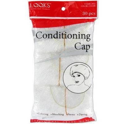 VIP Extensions LQQKS Clear Plastic Shower Cap 30 PCS Accessories