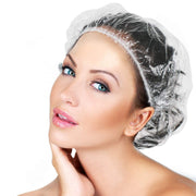 VIP Extensions LQQKS Clear Plastic Shower Cap 30 PCS Accessories