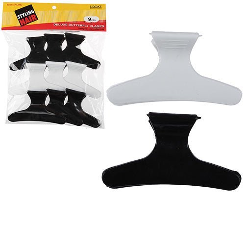 VIP Extensions LQQKS DELUXE BUTTERFLY CLAMPS BW 9PC Tool Clamps & Vises