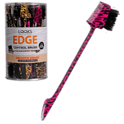 VIP Extensions LQQKS Edge Control Brush Hair Tools Black BRUSH WITH SPATULA ANIMAL PRINT