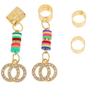 VIP Extensions LQQKS HAIR BRAID RING & BRAID TUBE 4PCS/PACK Hair Extension Accessories