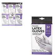VIP Extensions LQQKS LATEX GLOVE 8PC/PK Salon Supplies