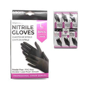 VIP Extensions LQQKS NITRILE GLOVE 8PC/PK Medum Salon Supplies