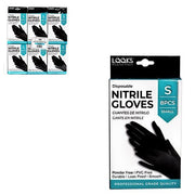 VIP Extensions LQQKS NITRILE GLOVE 8PC/PK Medum Salon Supplies