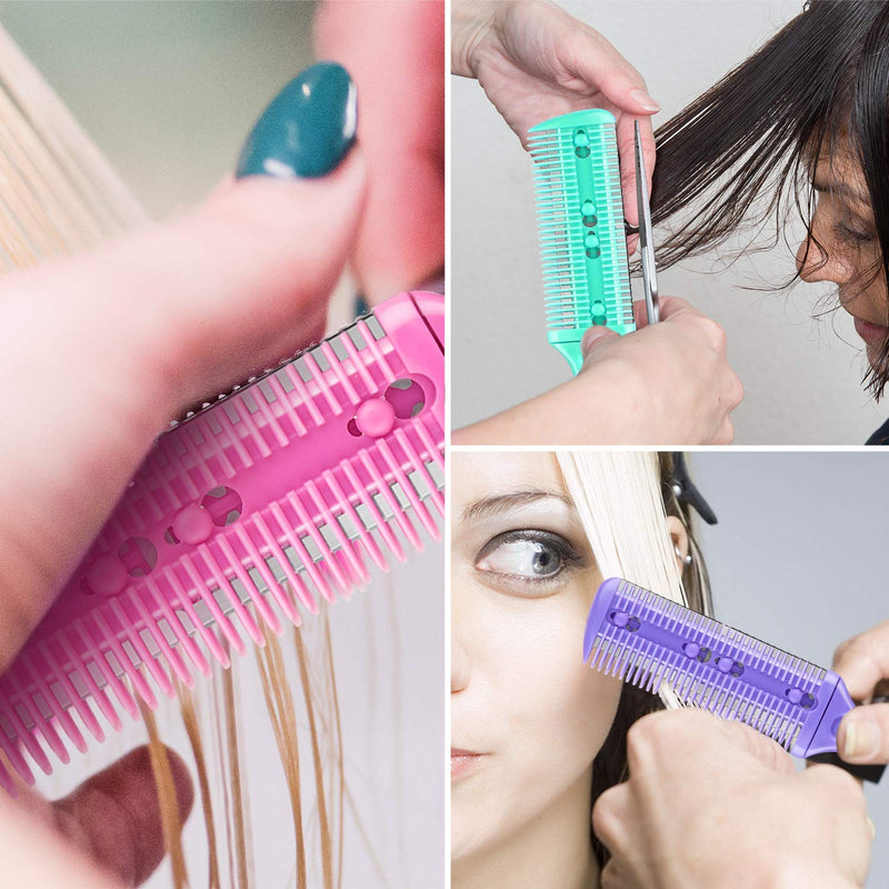 VIP Extensions LQQKS Styling Razor Comb Hair Tools Light Gray Purple,Pink,Mint Green