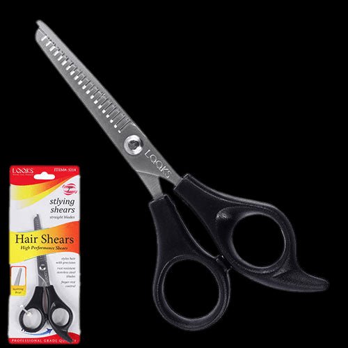 VIP Extensions LQQKS THINNING SHEAR BLACK HANDLE (5 1/2") Hair Shears