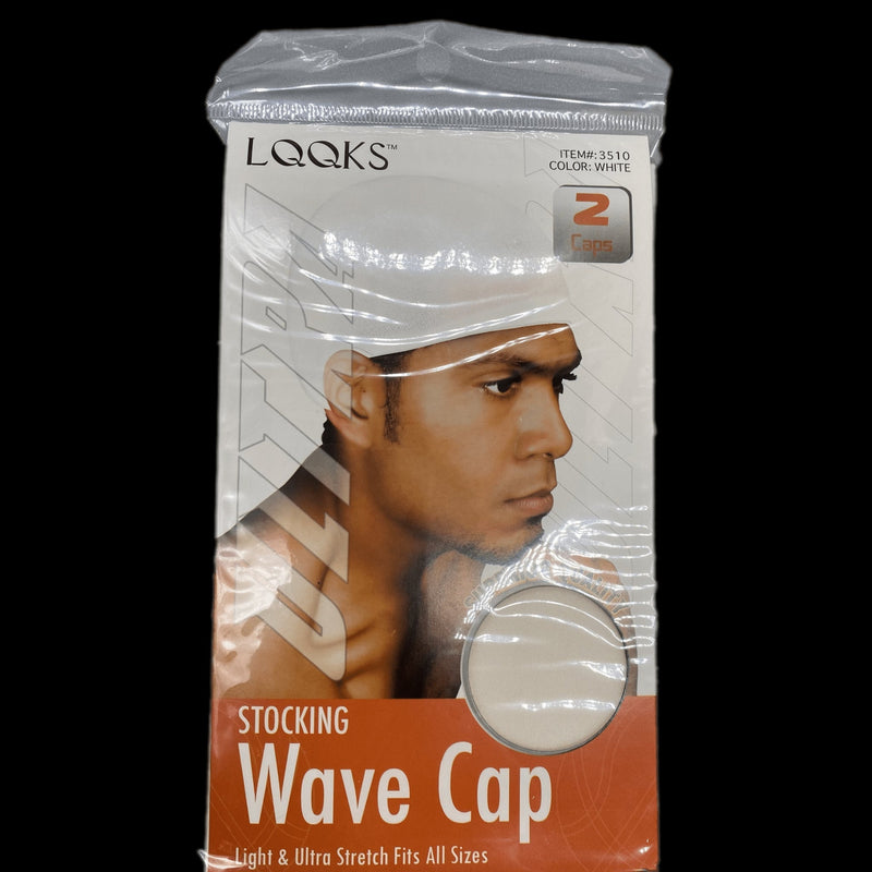 VIP Extensions LQQKS Ultra Stocking Wave Cap. White Hair Accessories