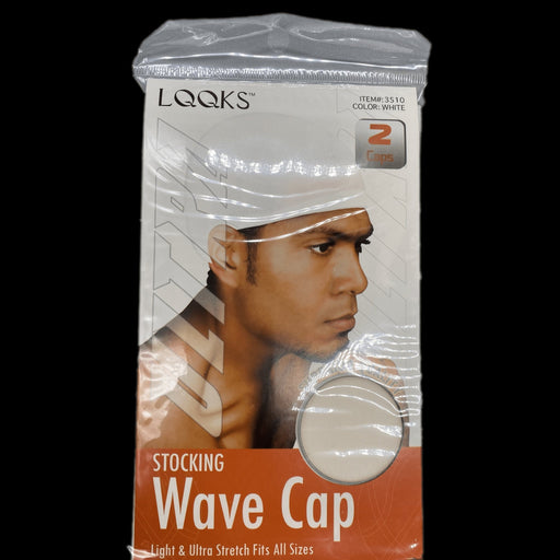 VIP Extensions LQQKS Ultra Stocking Wave Cap, White Hair Accessories Gray